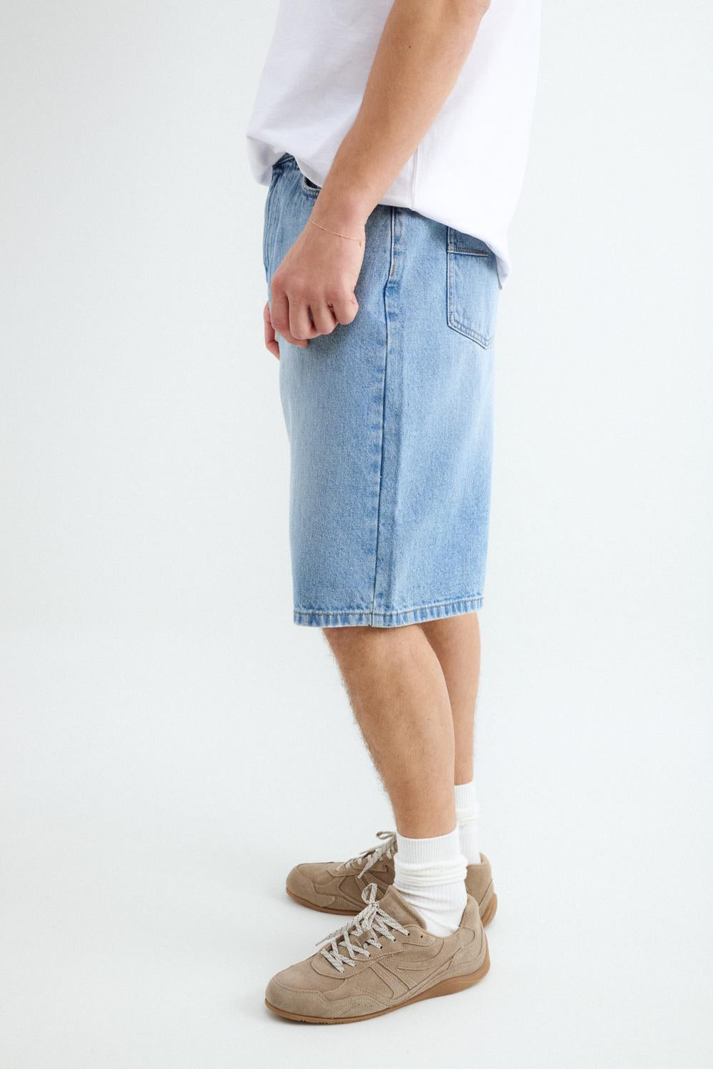 Bermuda de Jean SKATER FIT PABLO - Medium Blue Denim