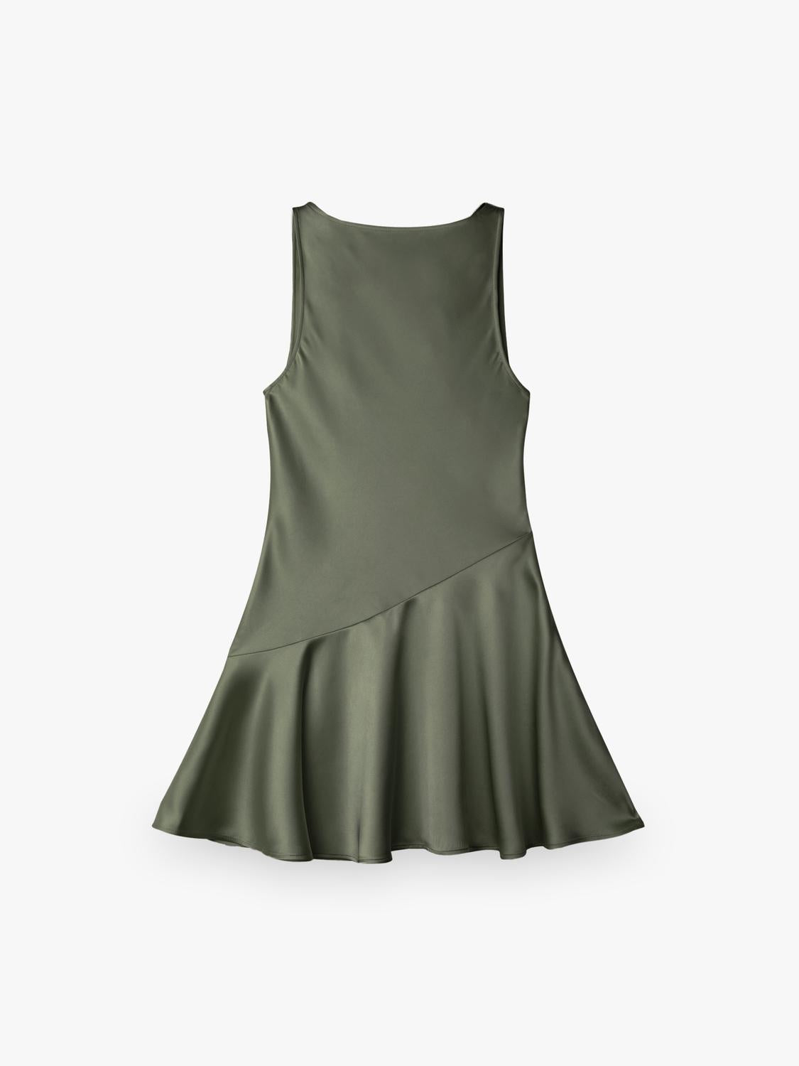 Vestido Slim Glossy - Khaki