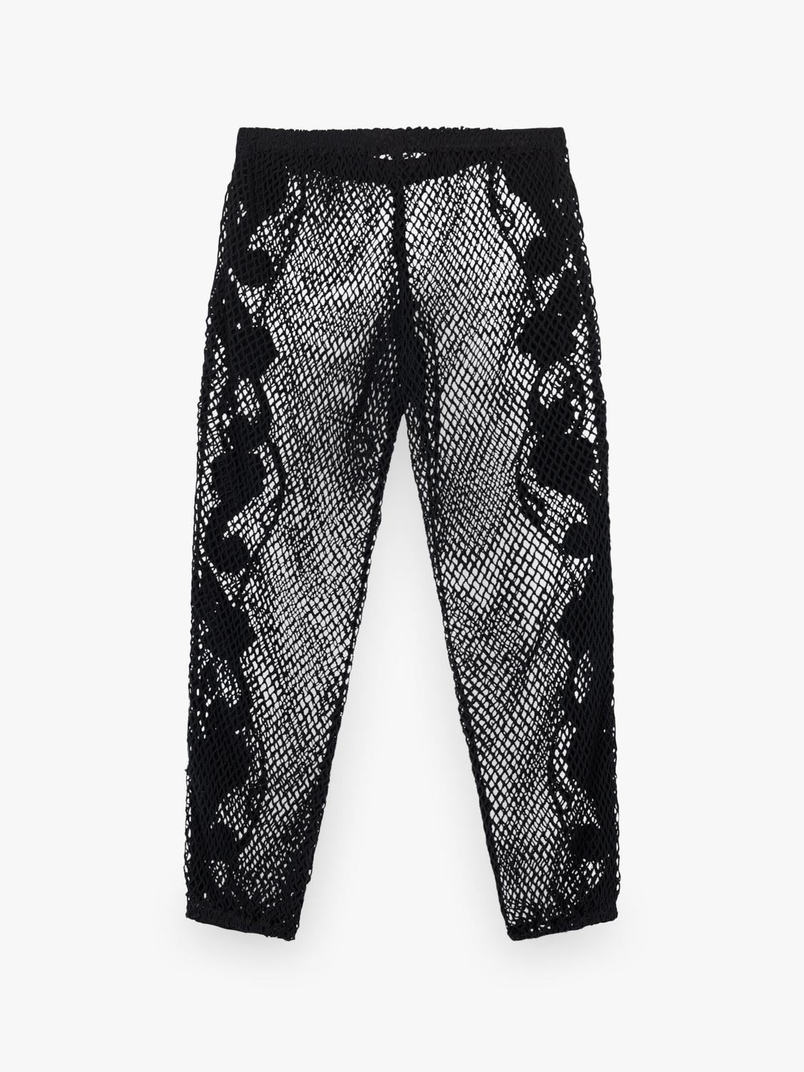 Pantalón Regular Crochet - Black