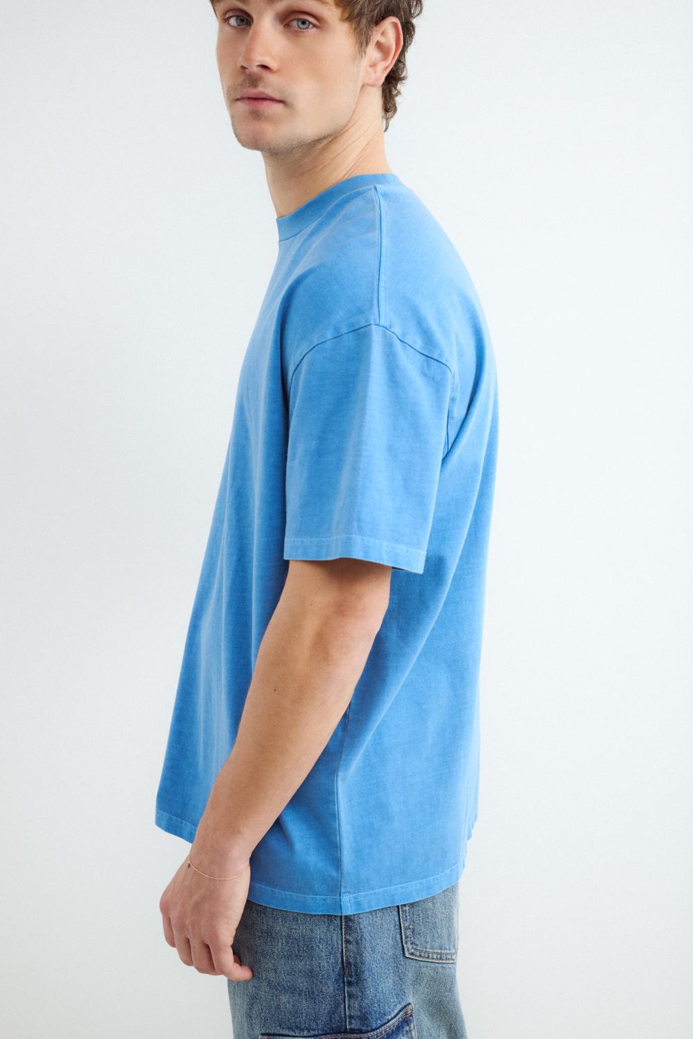 Remera Relaxed Washed - Classic Blue