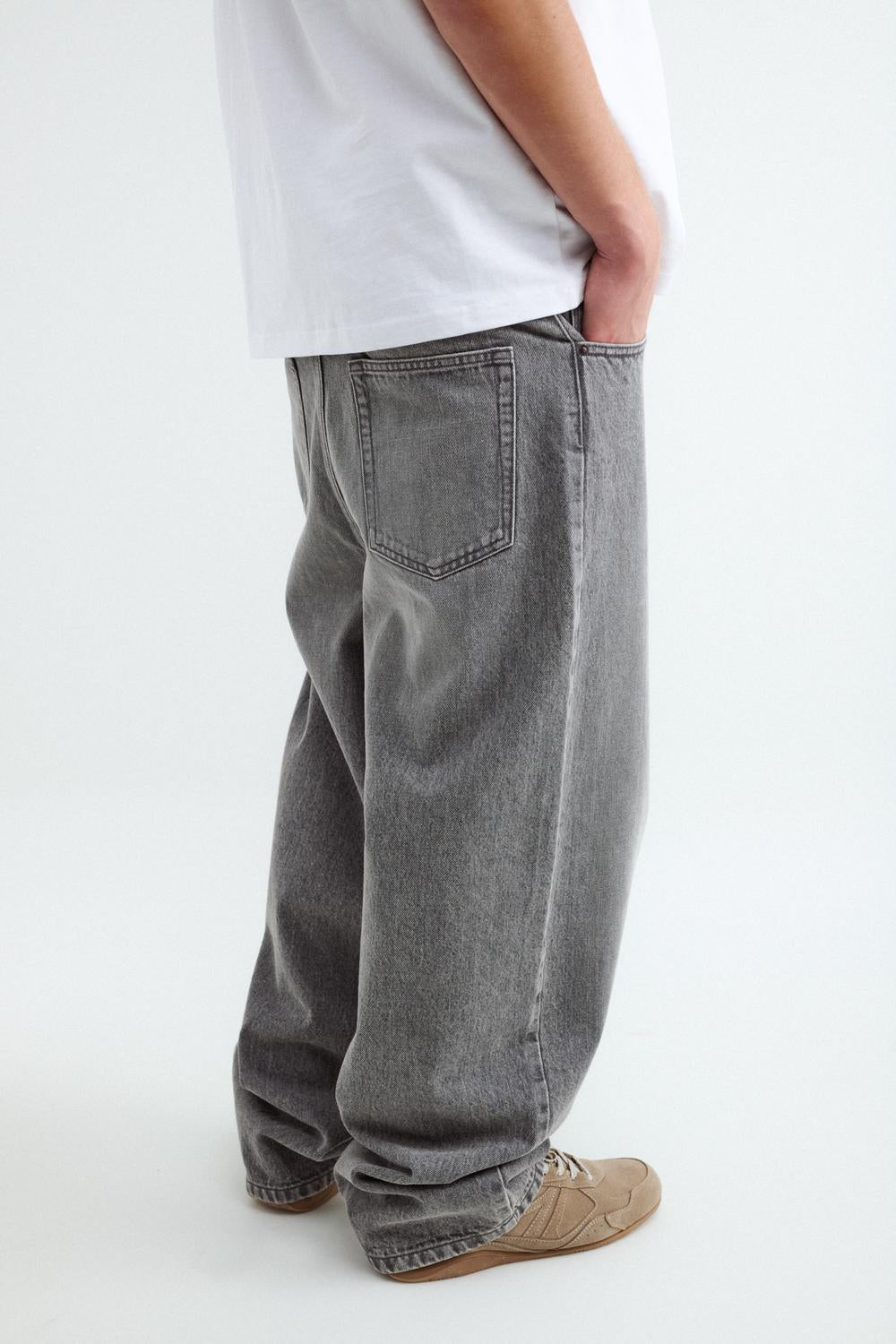Jean BAGGY FIT JOHNNY - Medium Grey Denim