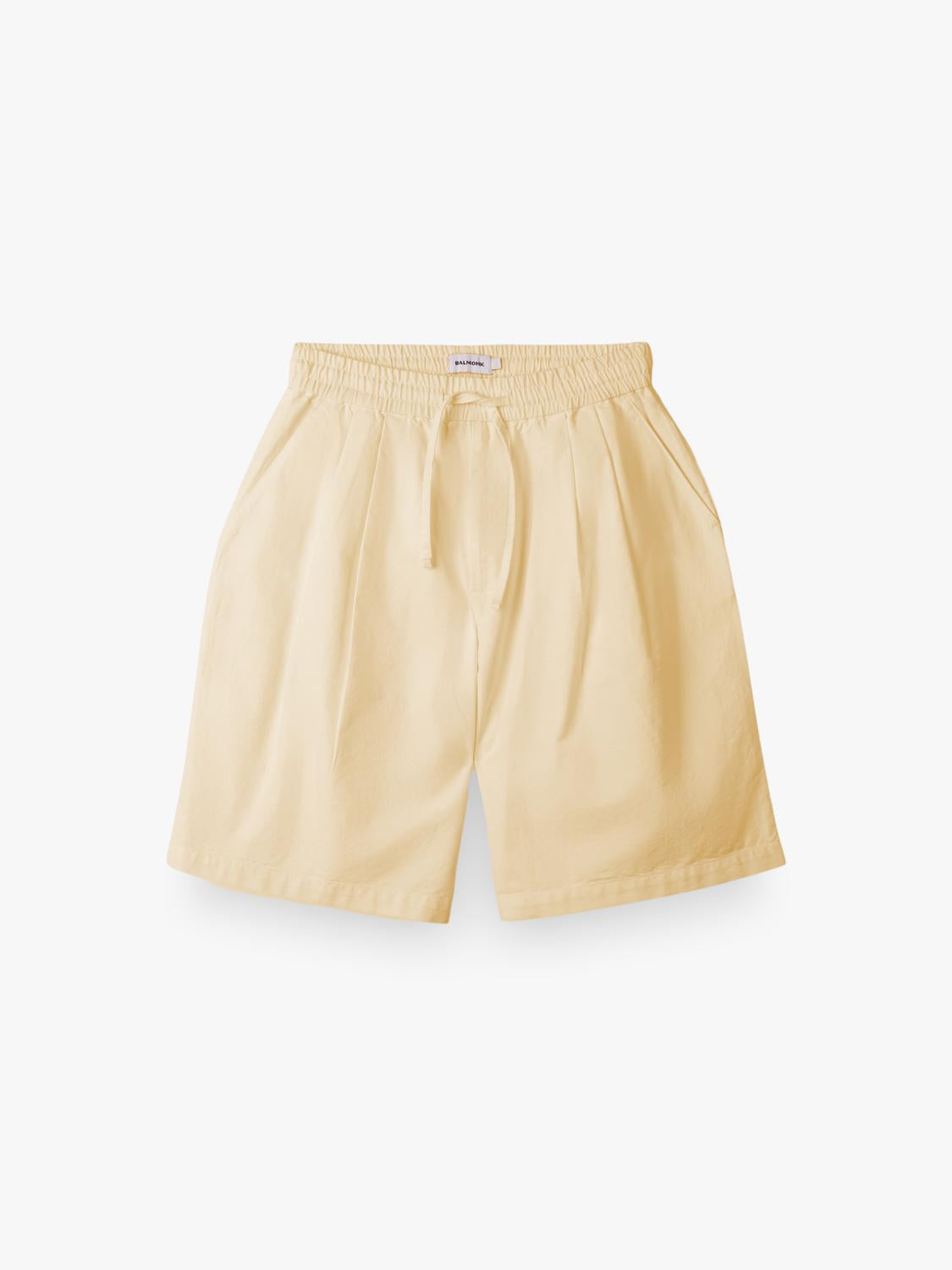 Short Regular Fit Pleats Volume - Blazing Yellow