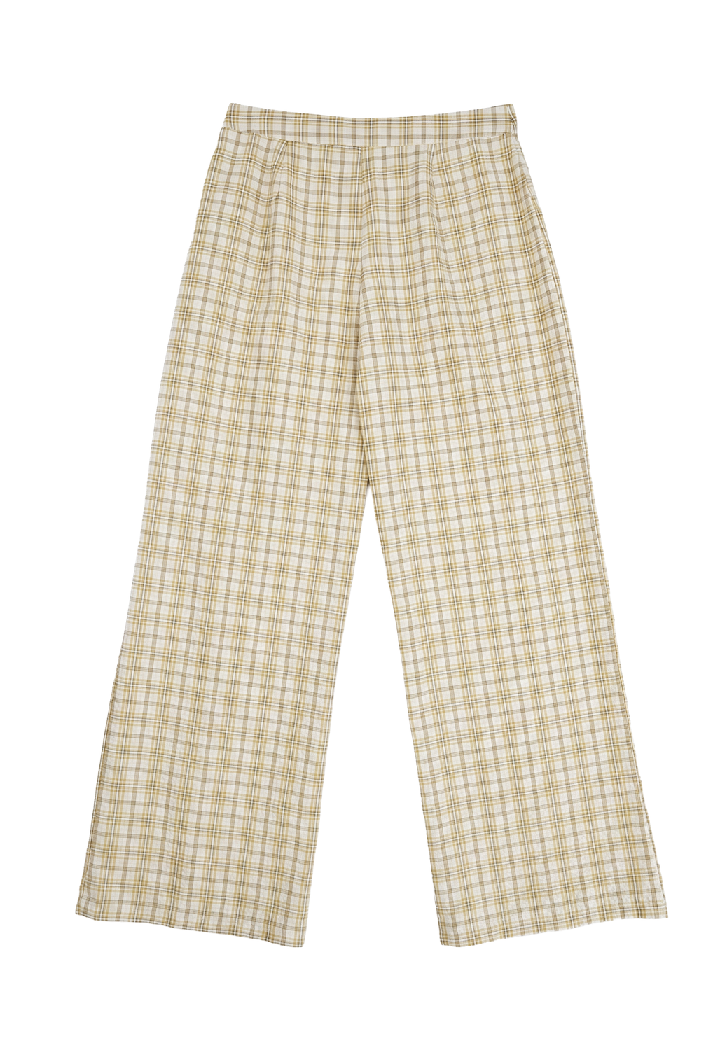 Pantalón Wide Leg Seersucker - Celery Green