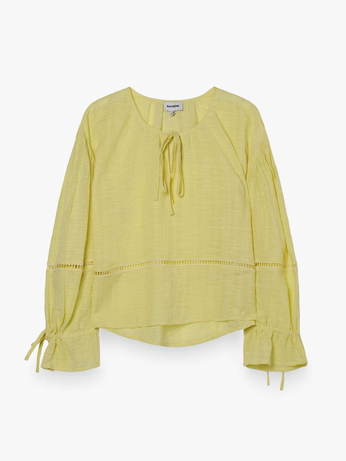 Camisa Relaxed Rustic Ml Sleeve Detail - Blazing Yellow