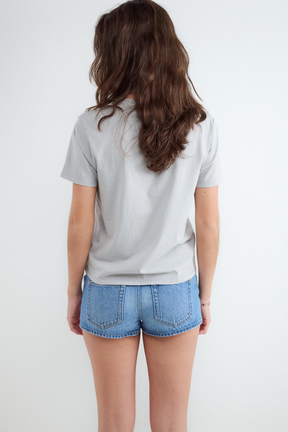 Remera Regular Summer Photos - Living Coral
