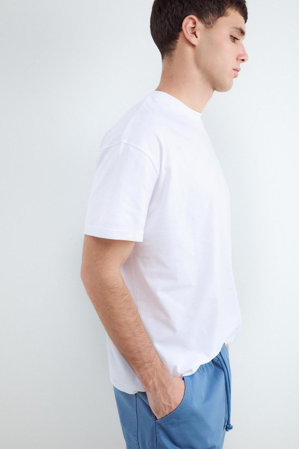 Remera Relaxed Print Summer - White