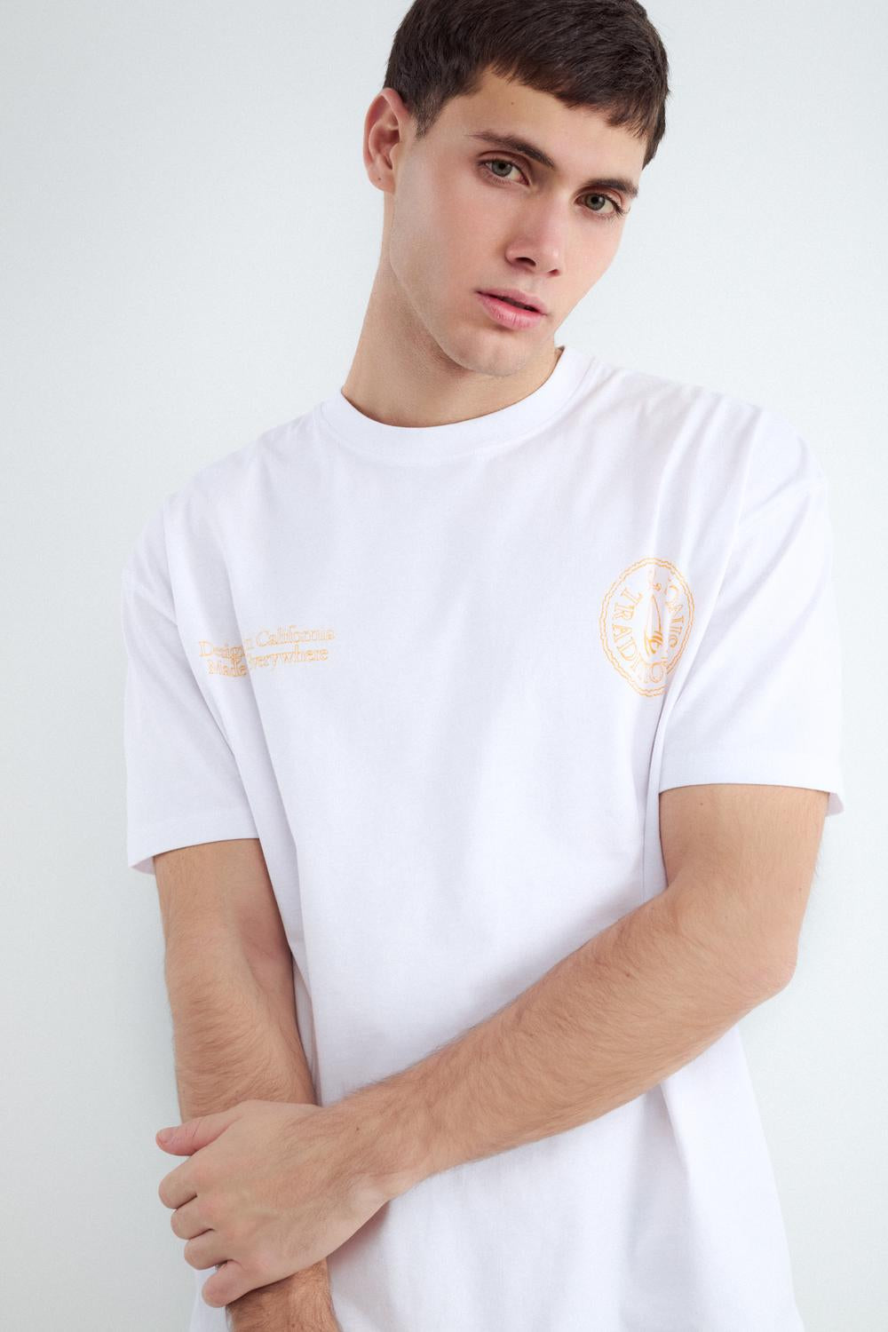 Remera Relaxed Ocean - White