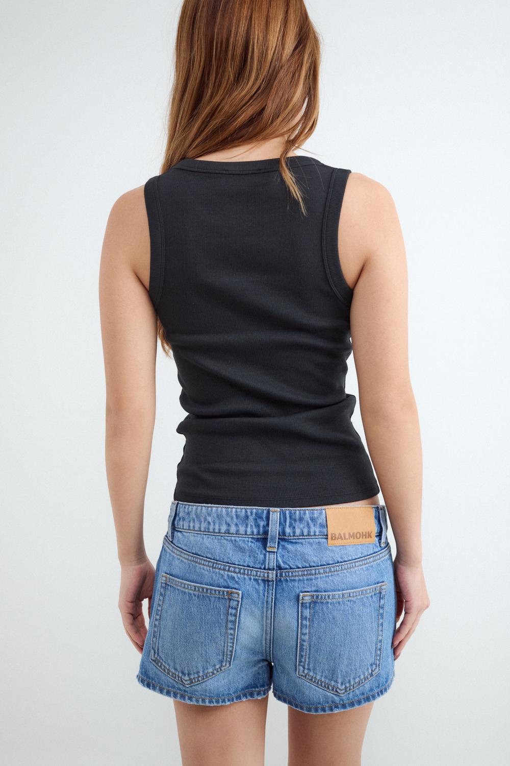 Top Regular Basic Tank - Black