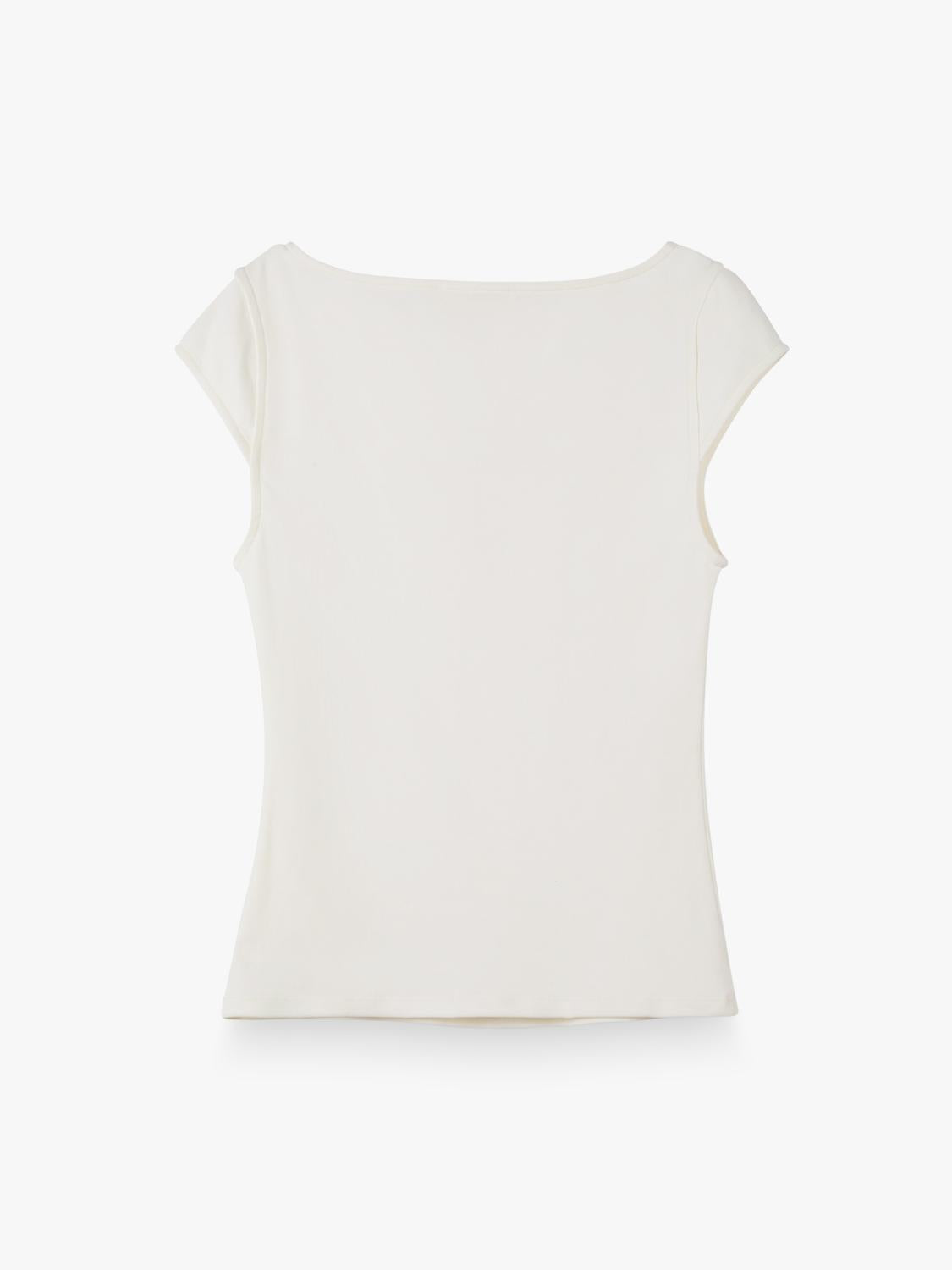 Top Slim Mirror Details - White