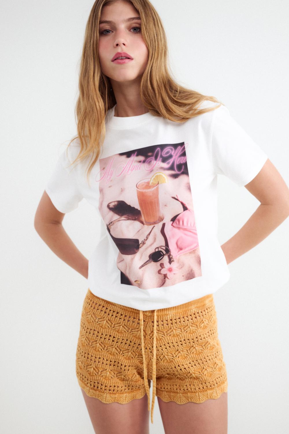 Remera Regular Juice - White