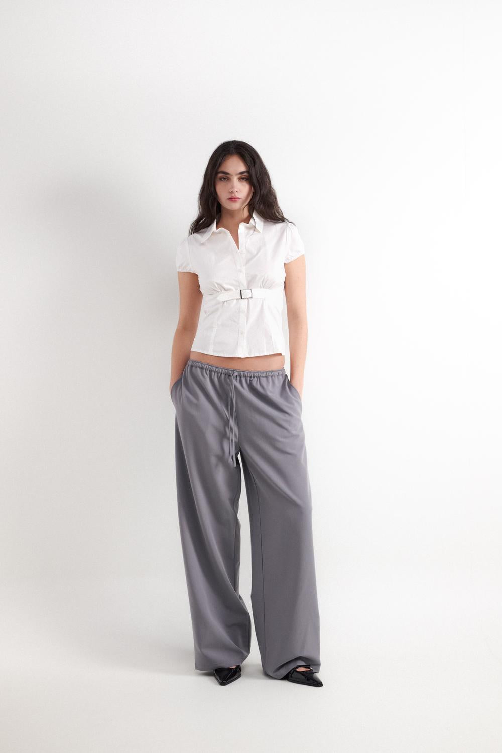 Camisa Buckle - White
