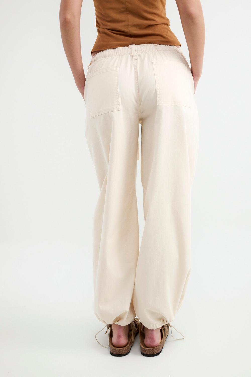 Pantalón Cargo Ecru - Ecru
