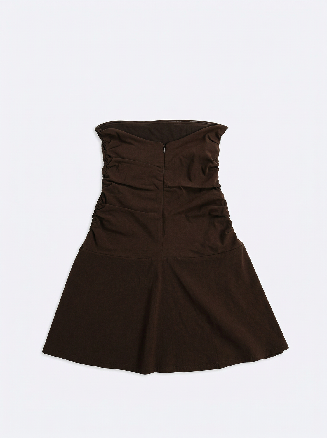 Vestido Bandeau Poliamida - Chocolate Brown