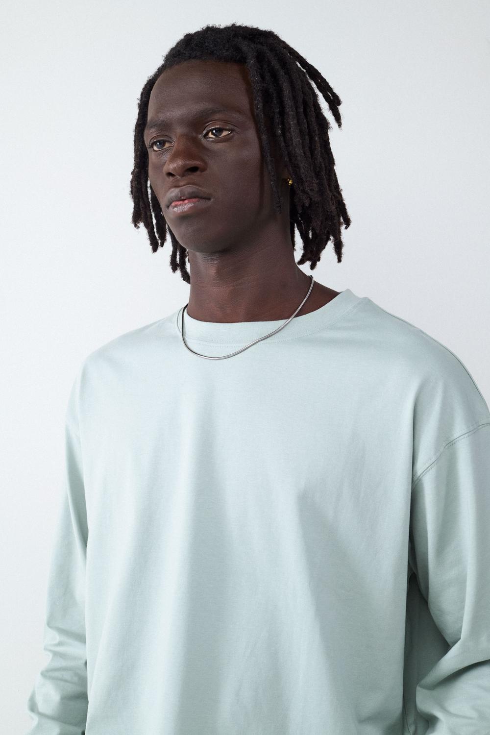 Remera Boxy - Puritan Gray