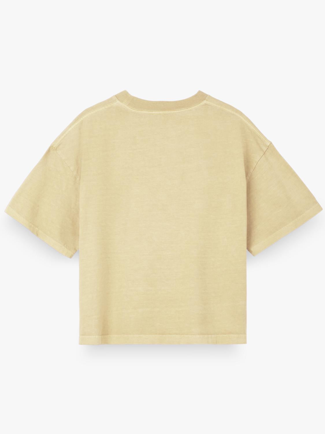 Remera Boxy Washed - Blazing Yellow