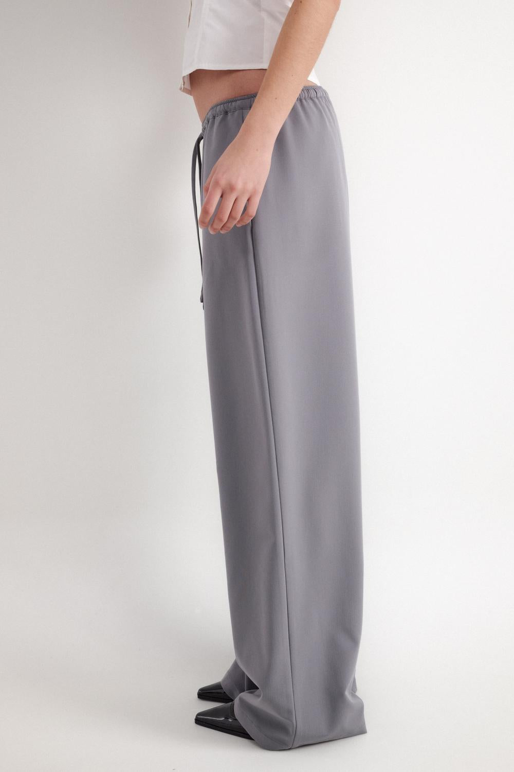 Pantalón Wide Leg Tailor Jogger - Dark Grey