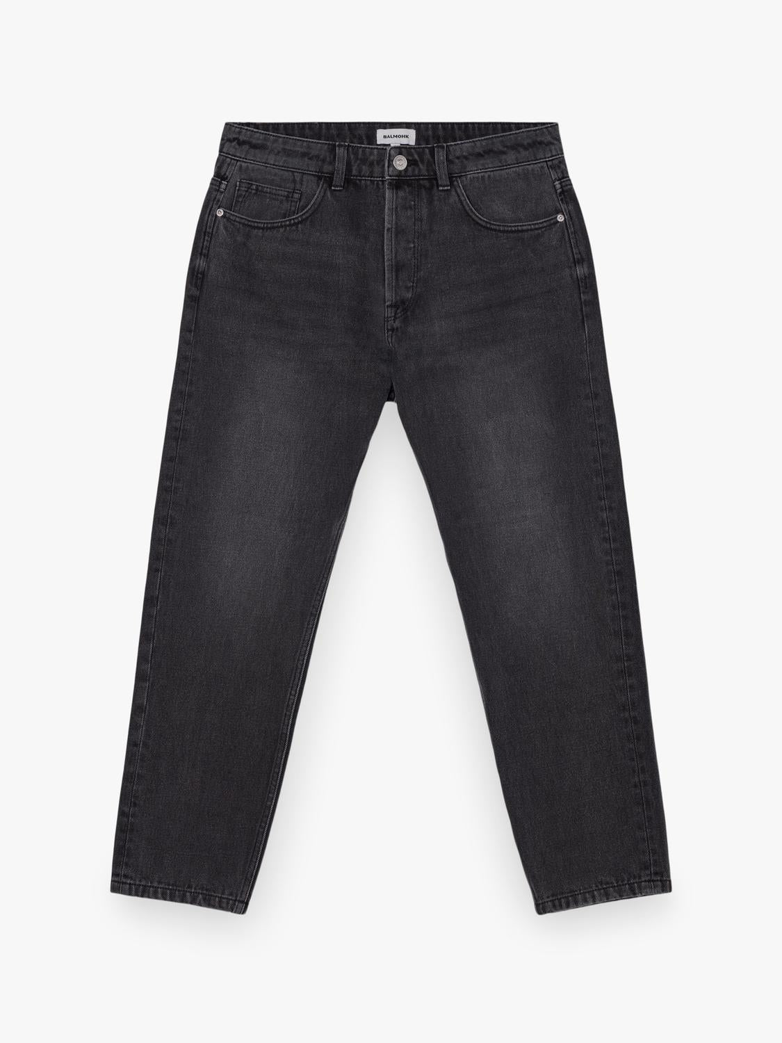 Jean SLIM FIT CROPPED TOMY - Dark Grey Melange