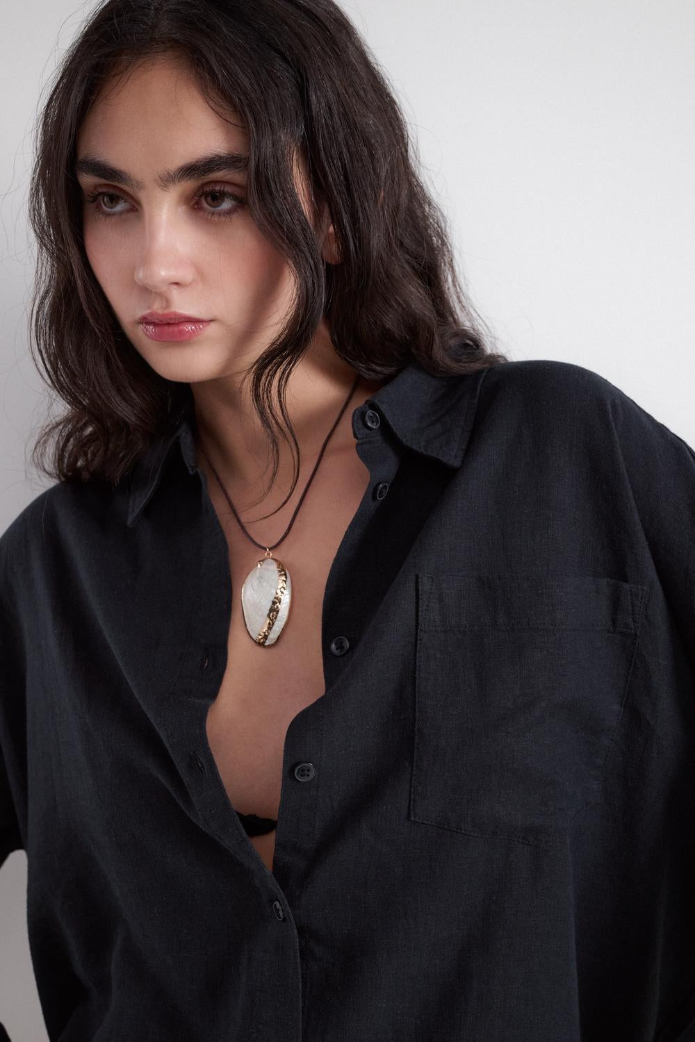 Camisa Relaxed Rustic - Black
