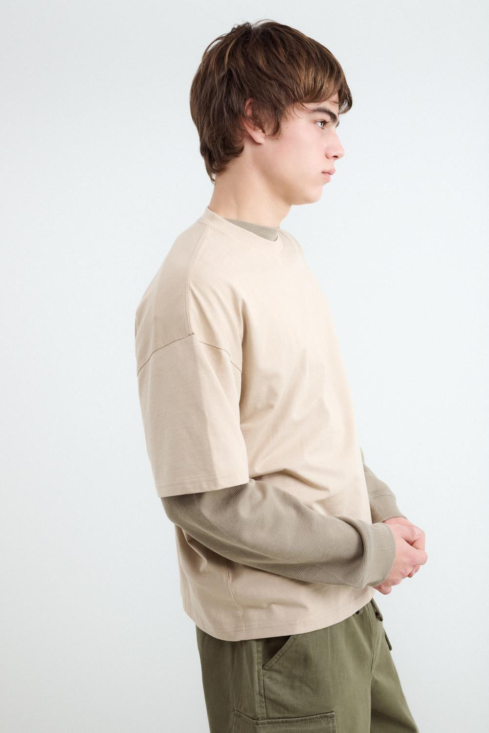 Remera Boxy - Deep Taupe