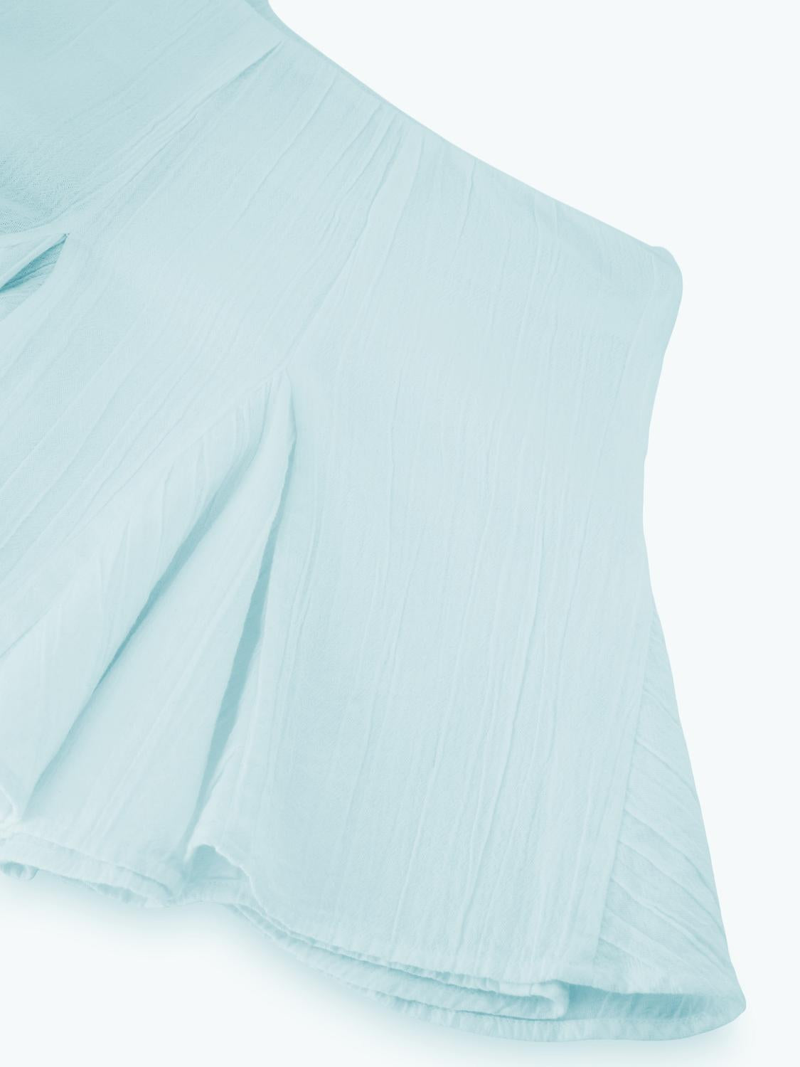 Pollera Texture Volume - Light Blue