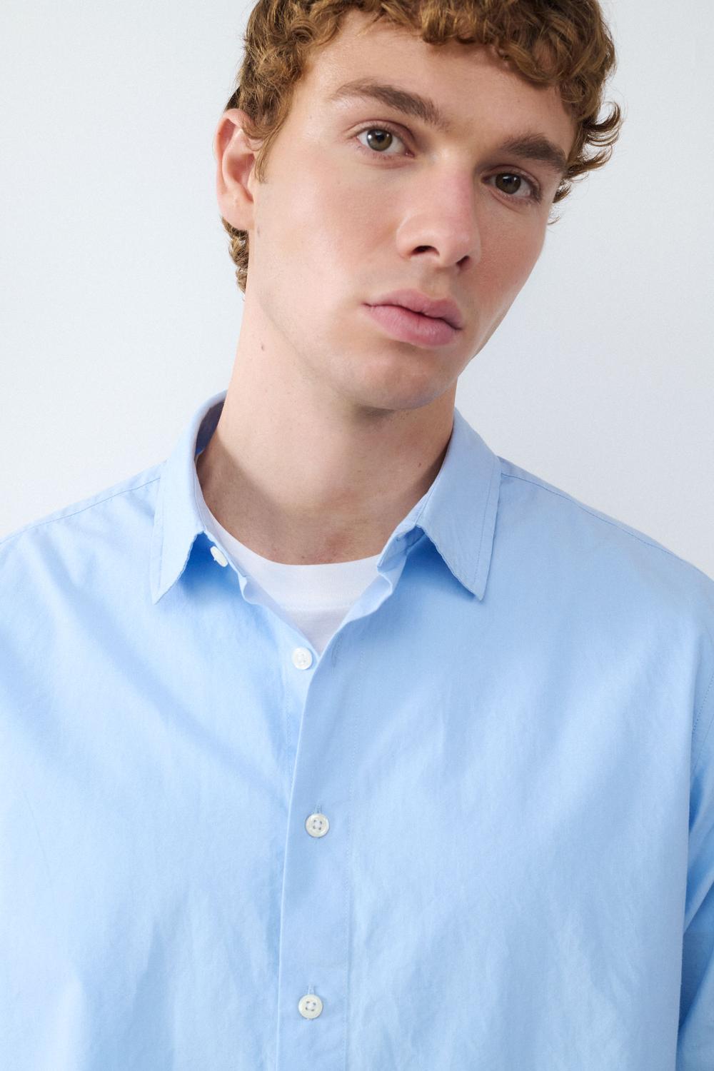 Camisa Oversize Retiro - Light Blue