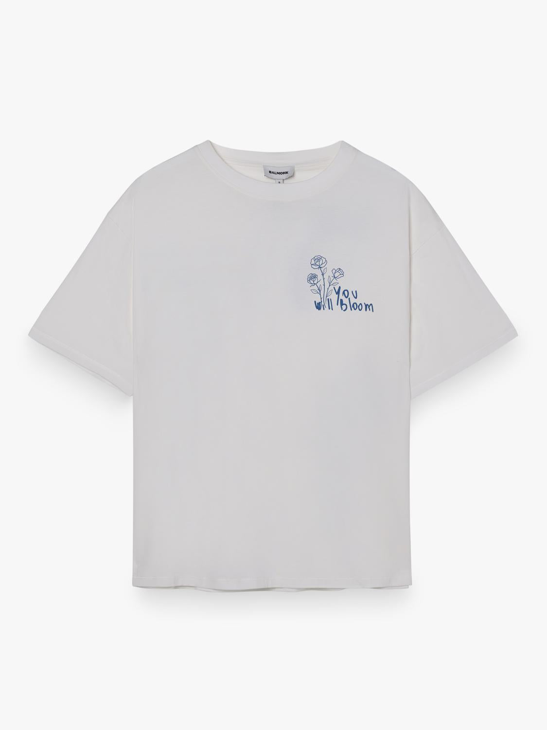 Remera Oversize Botanic - White