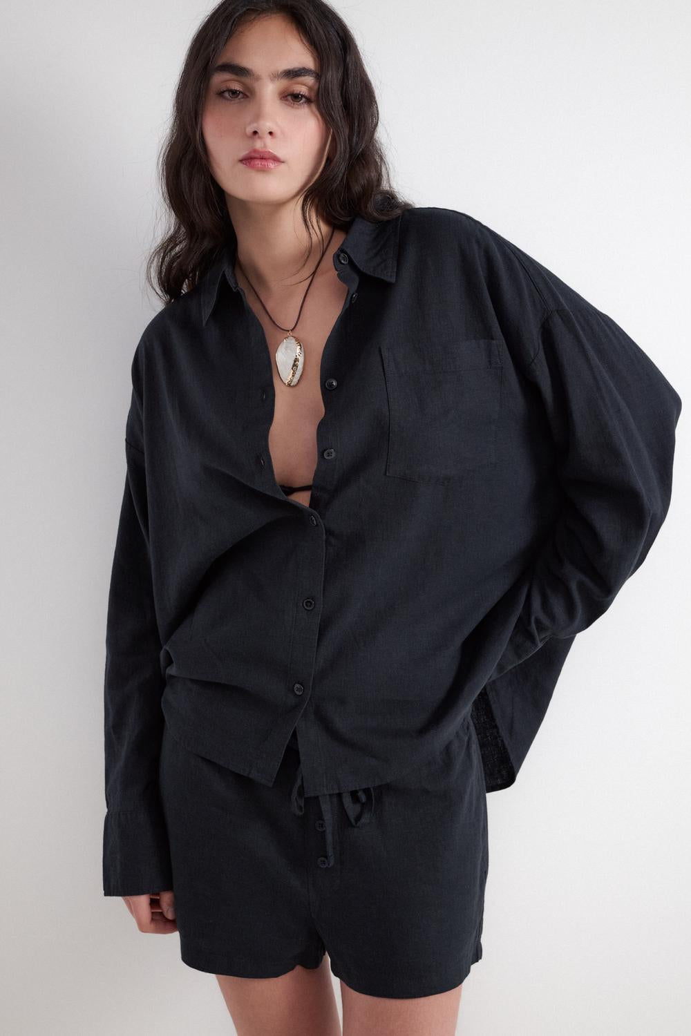 Short Regular Rustic - Black