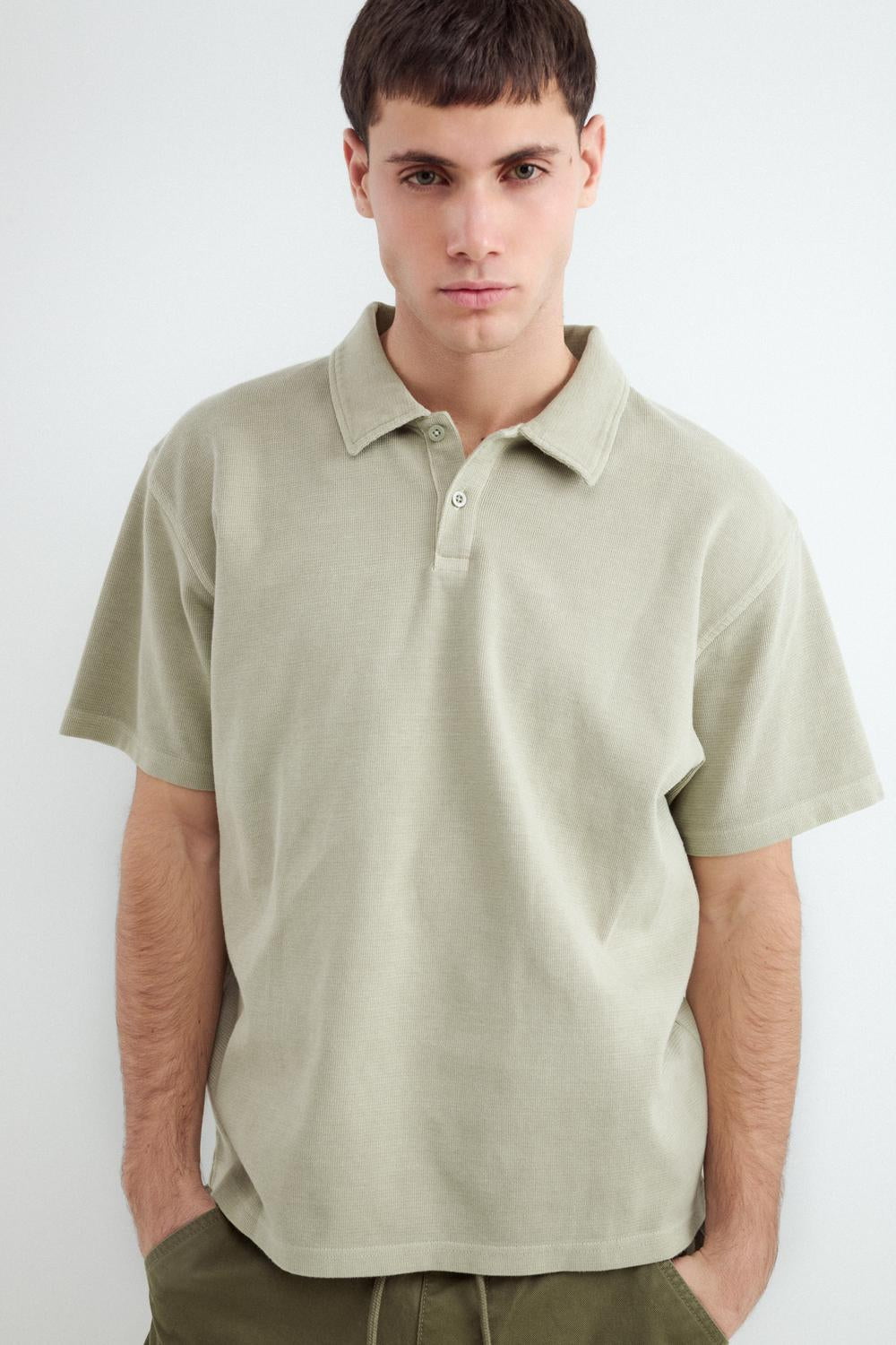 Camisa Regular Fit Basic - Forest Green