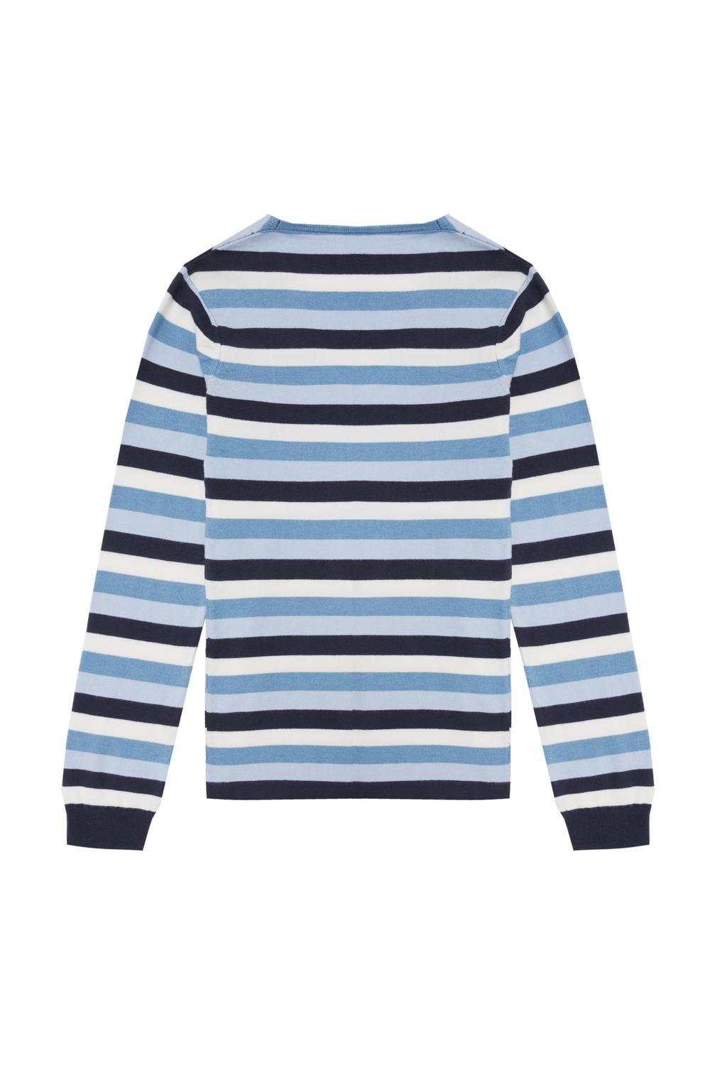 Cardigan Slim Stripes - Baby Blue