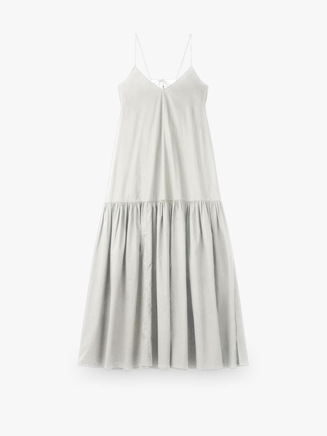 Vestido Loose Maxi Cotton - Ecru