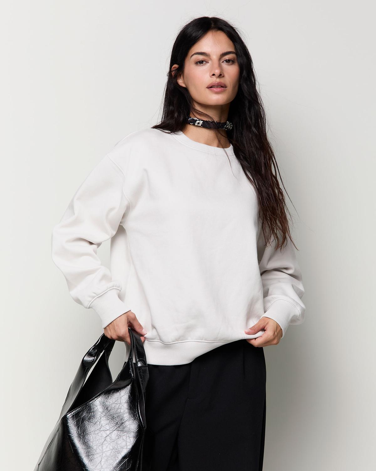 Buzo Relaxed Crew Neck Fleece - Nimbus Cloud