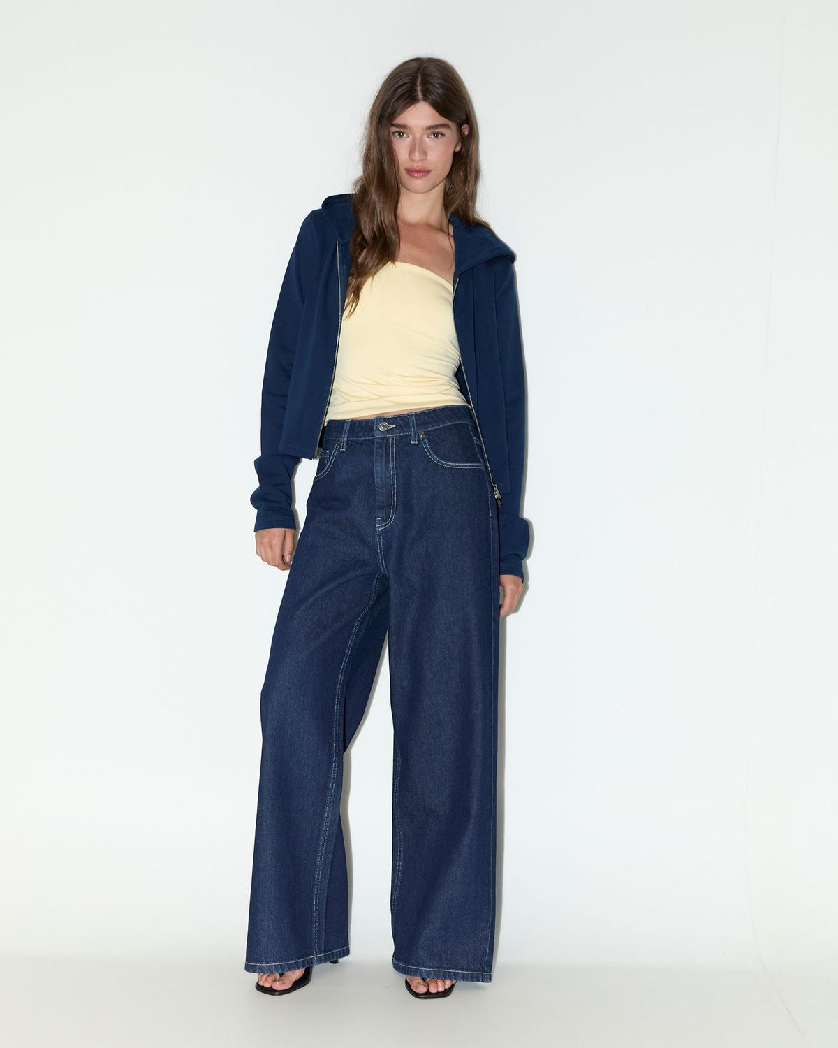 Buzo Slim Full Zipper - Pageant Blue