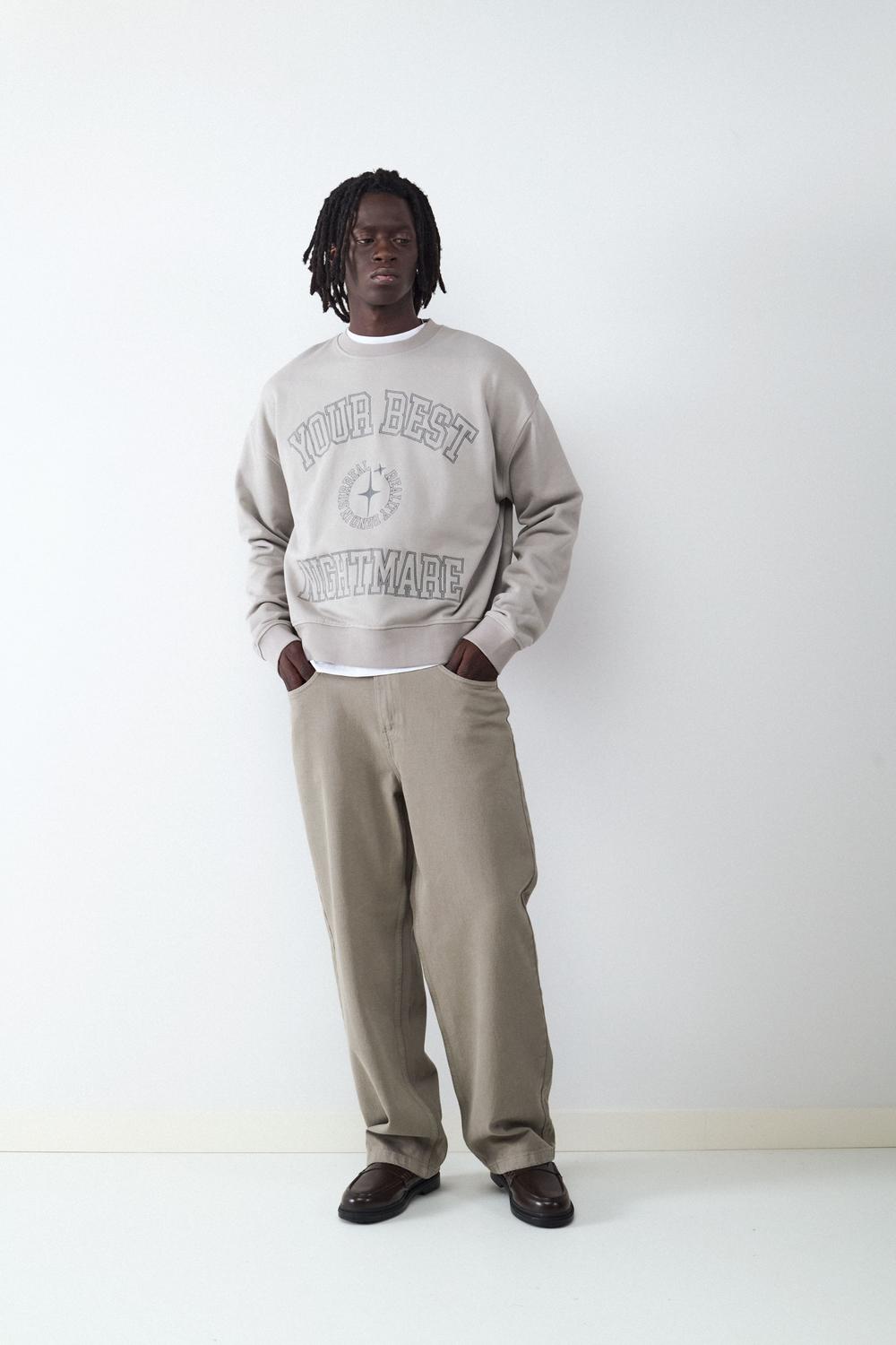 Buzo Regular Fit Print - Wet Weather