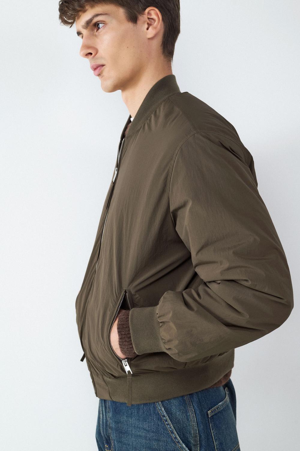 Campera Bomber Puffed - Burgundy