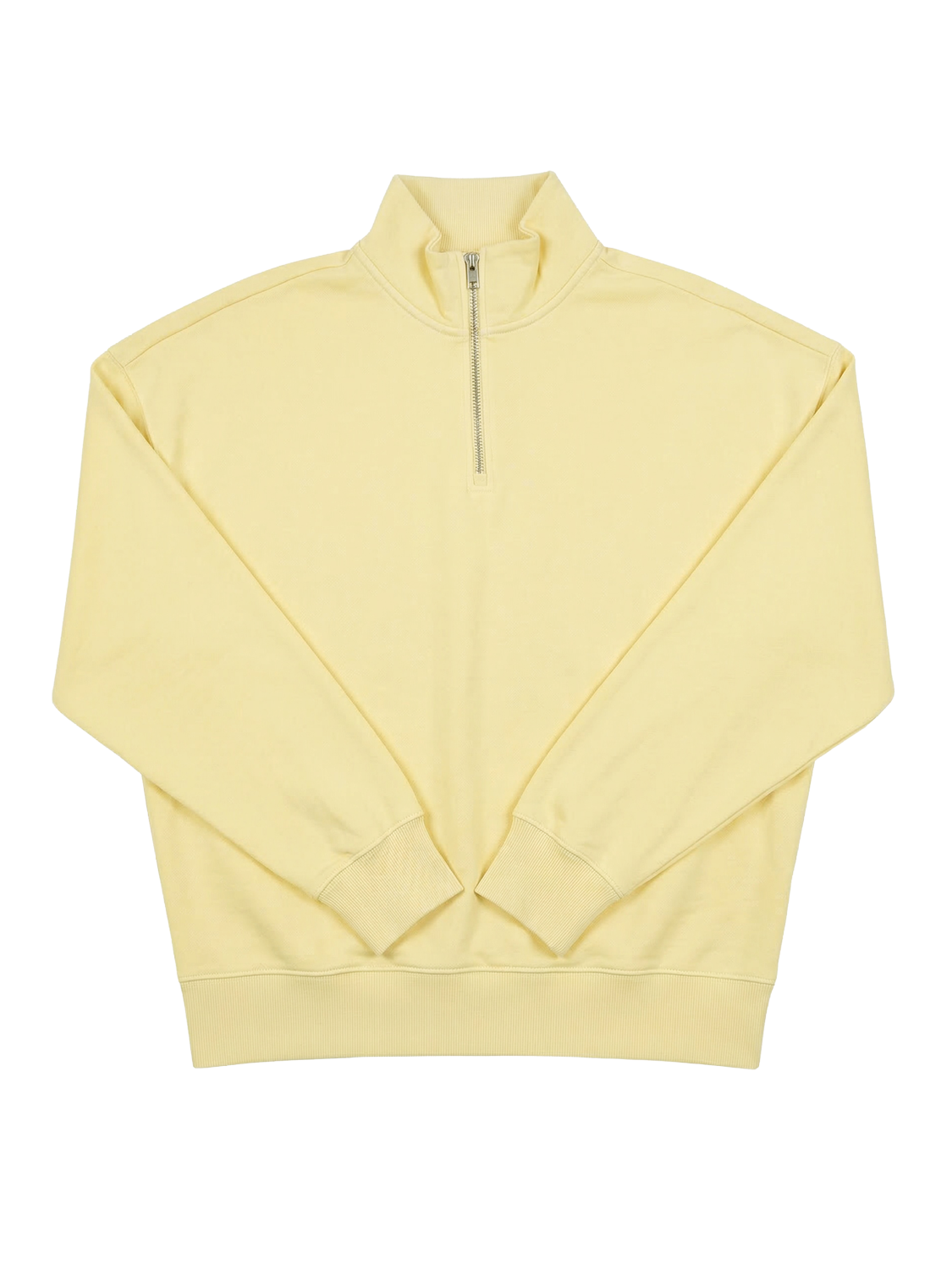 Buzo Regular Fit Half Zip Washed T - Blazing Yellow