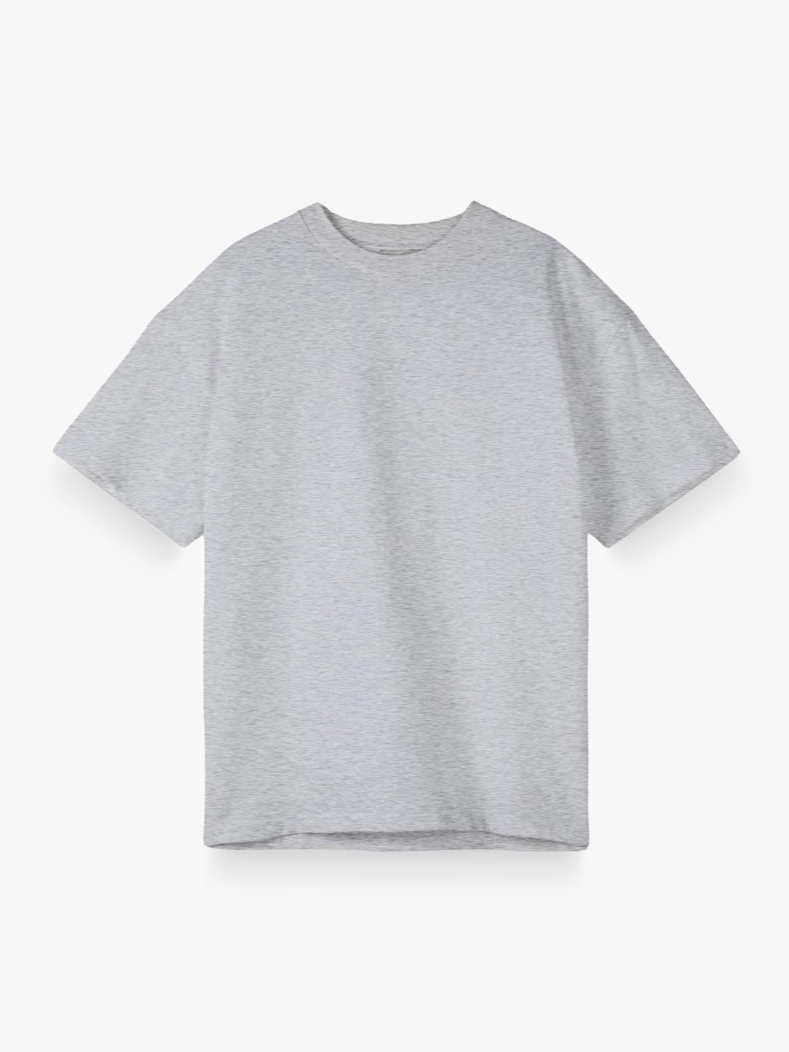 Remera Relaxed Heavy Weight - Medium Grey Melange
