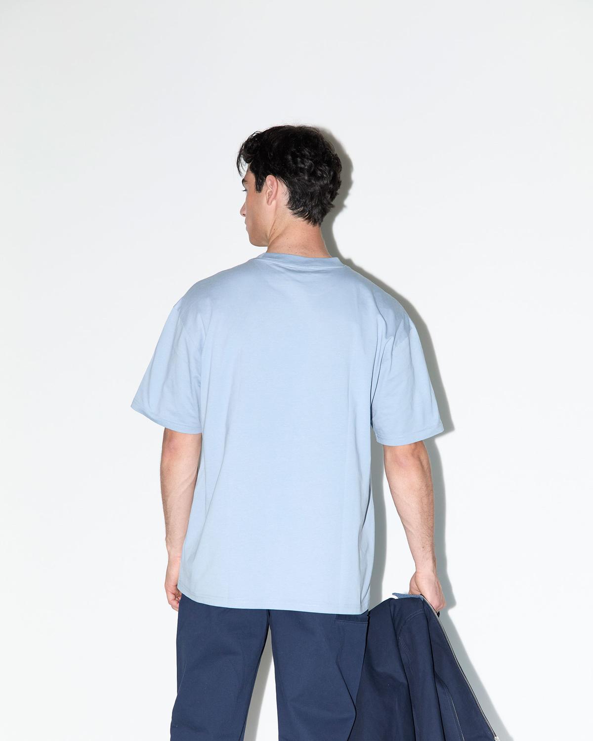 Remera Relaxed - Dusty Blue