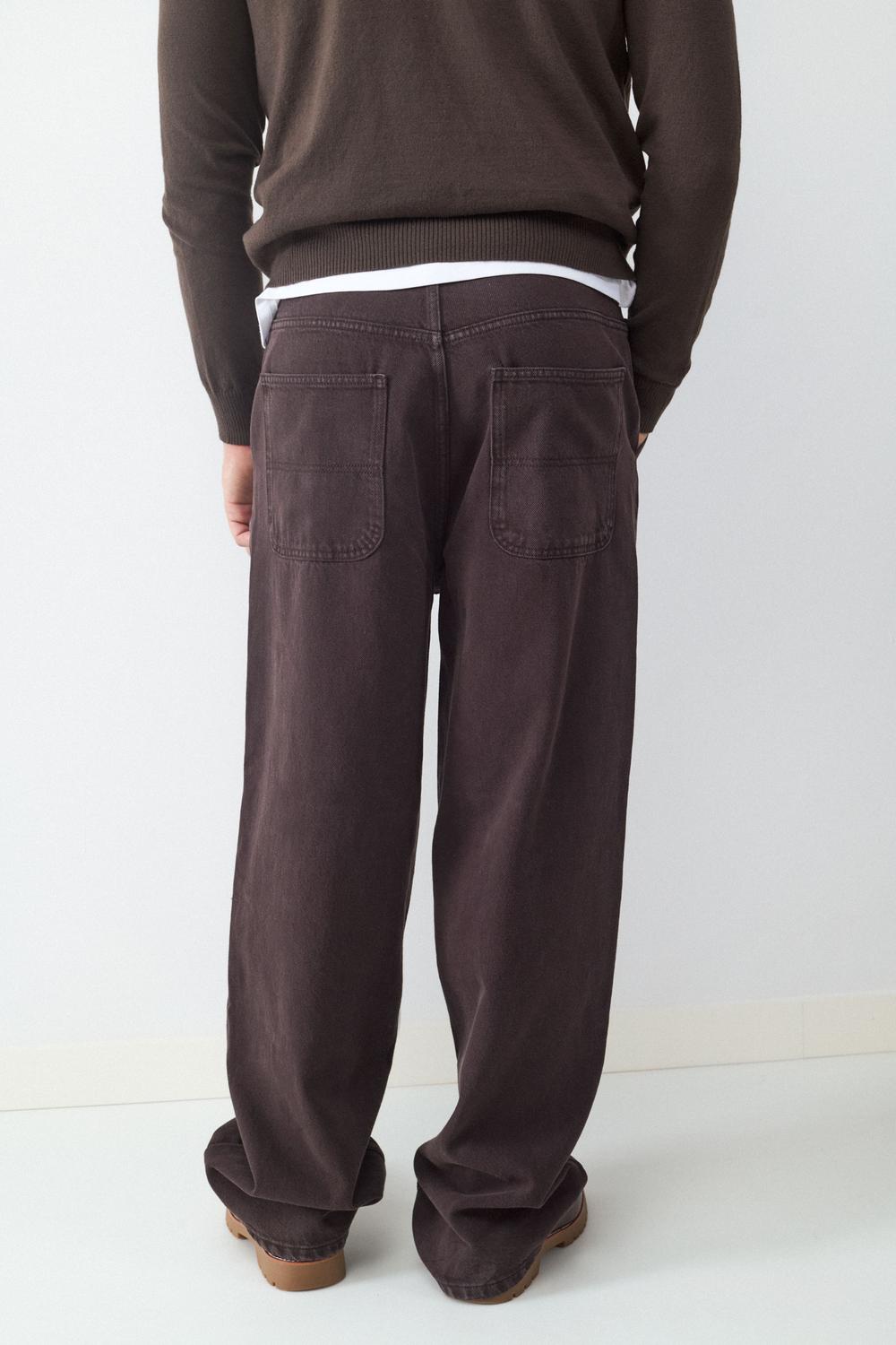 Pantalón TWILL SKATER FIT ALBERTO - Coffee Bean