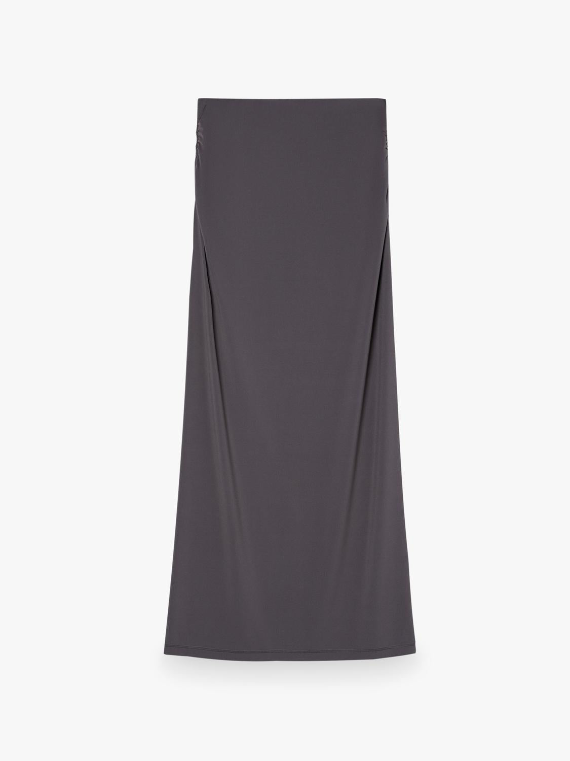 Pollera Midi Poliamida - Dark Grey