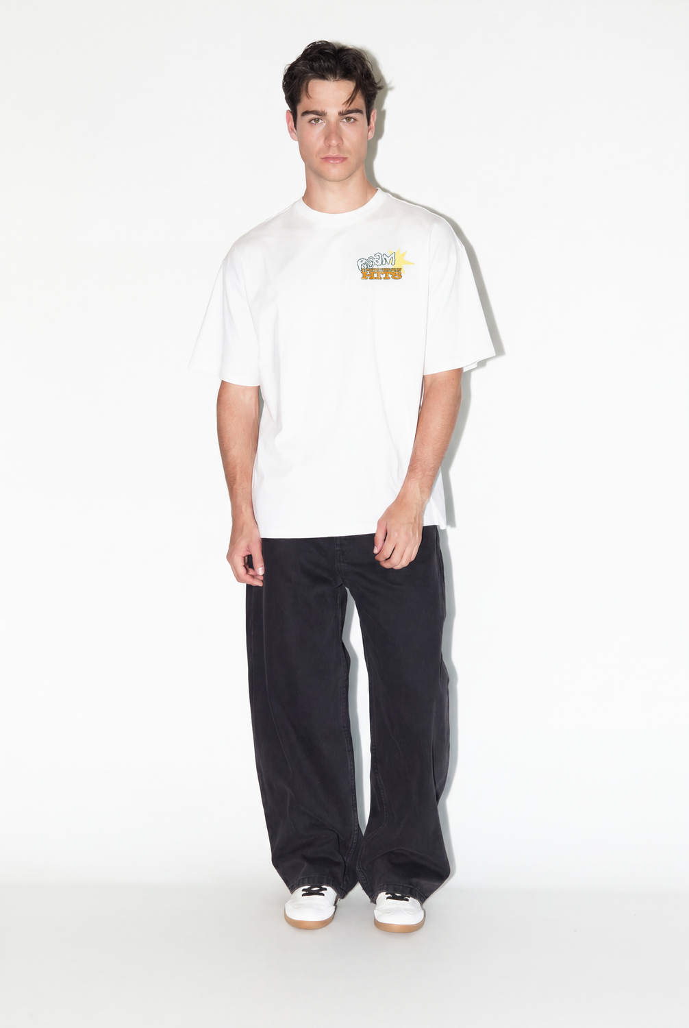 Remera Relaxed Fit 90S Surf - White