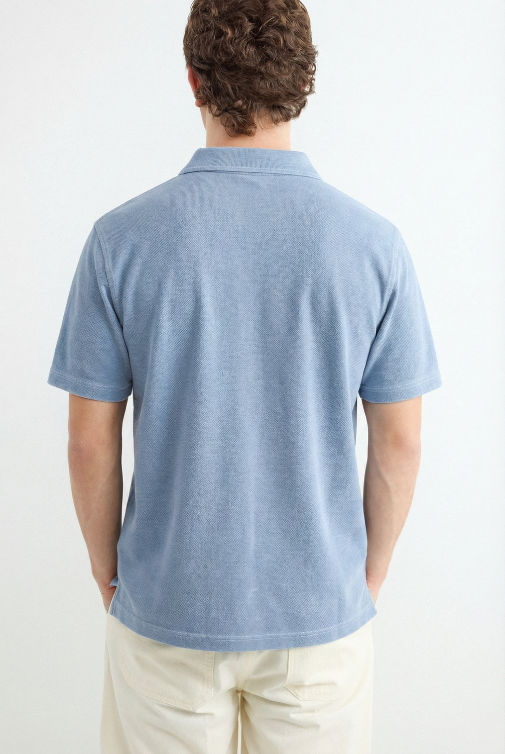 Camisa Regular Fit Basic - Light Blue