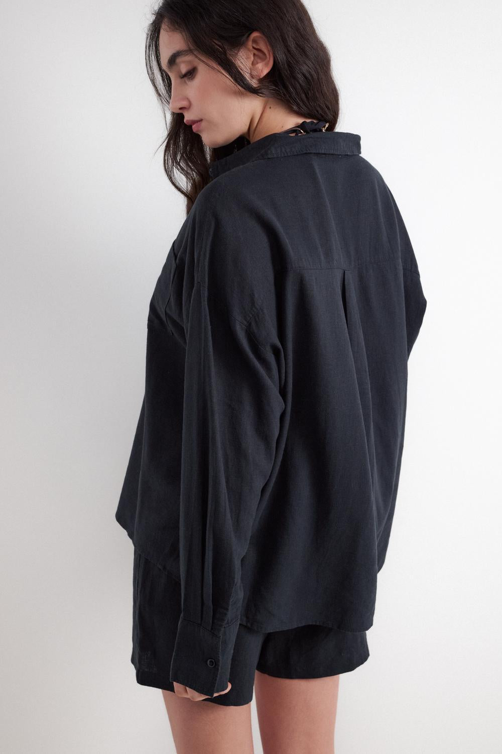 Camisa Relaxed Rustic - Black