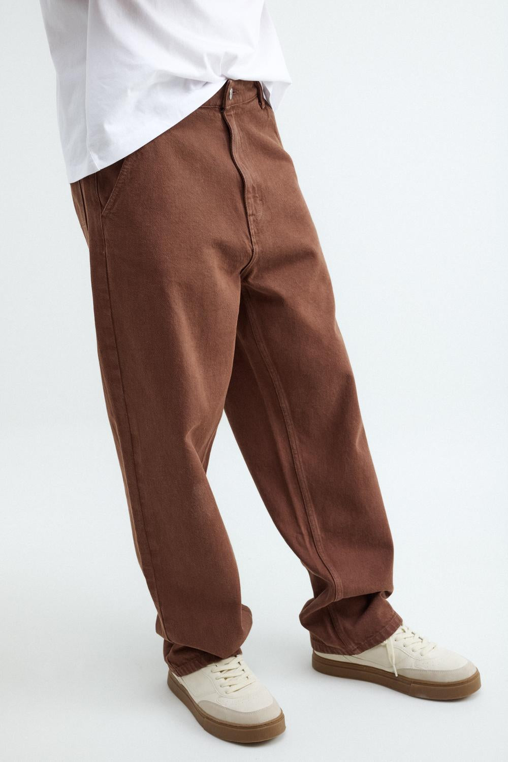 Pantalón TWILL SKATER FIT ALBERTO - Brown Out