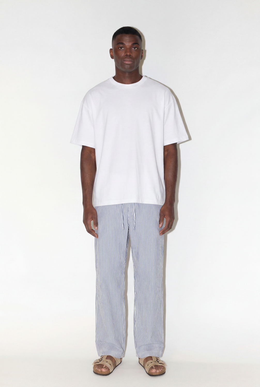 Pantalón Rustic Blue Stripes Jogger - Light Blue
