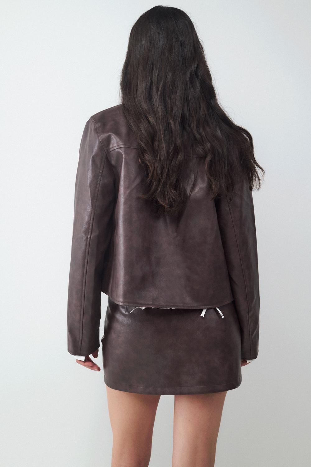 Campera Washed PU - Chocolate Lab