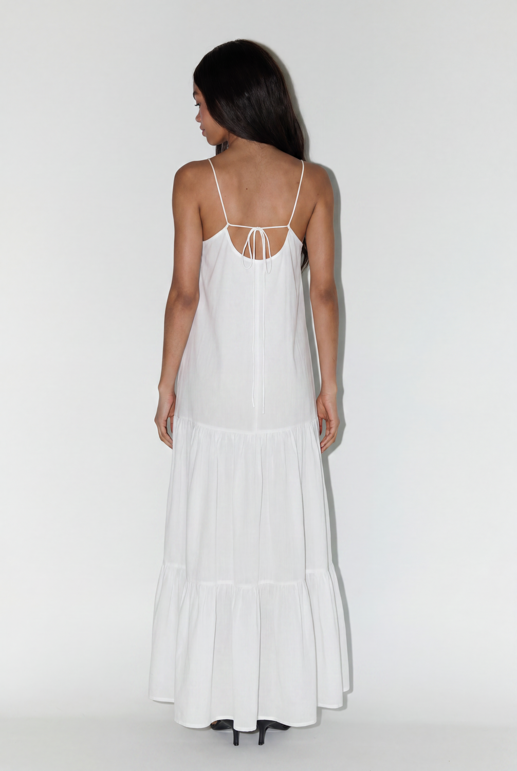 Vestido Loose Maxi Cotton - Ecru