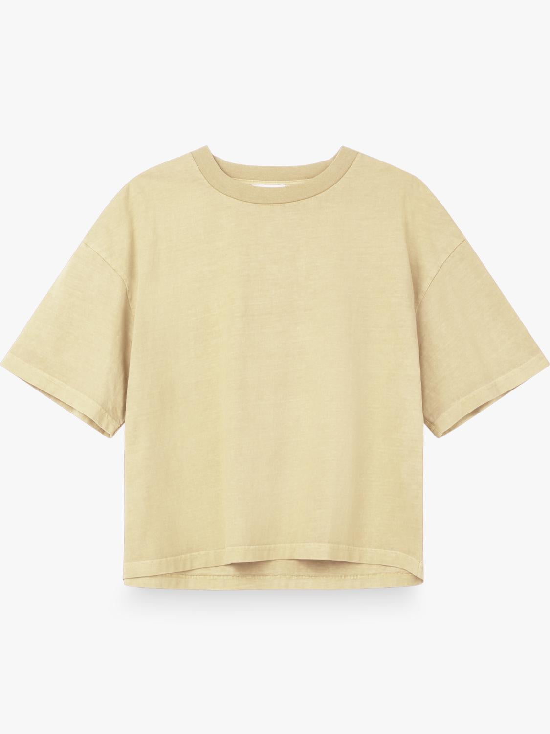 Remera Boxy Washed - Blazing Yellow