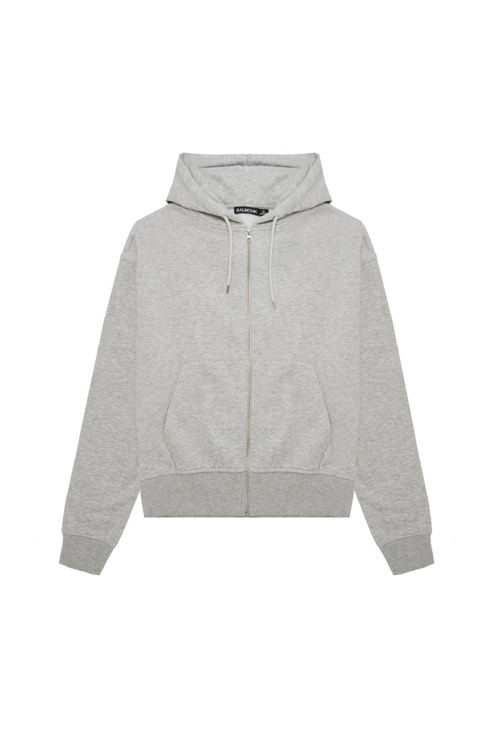 Buzo Regular Fit Zip Up - Grey Melange