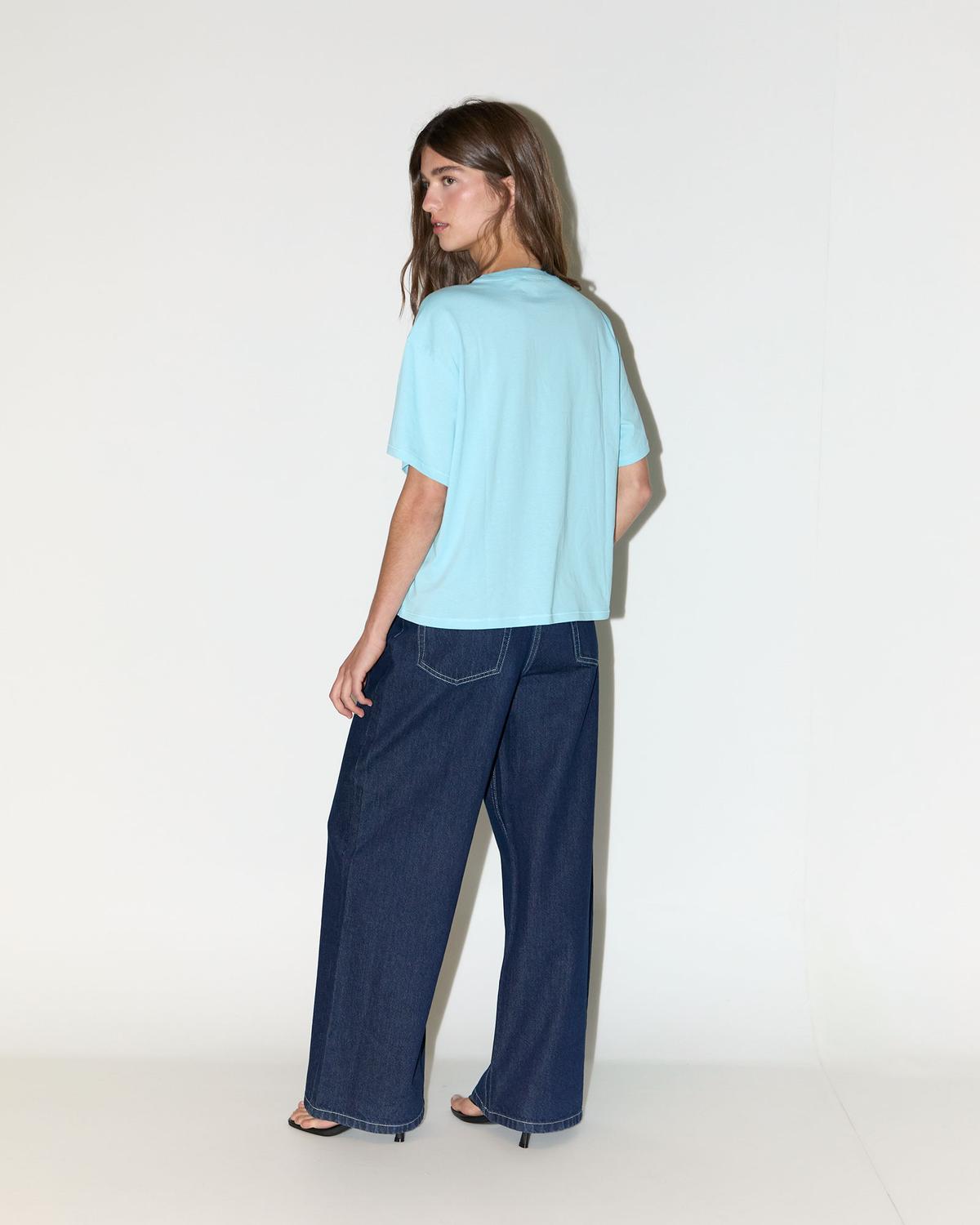 Remera Boxy Heart Hacker - Blue Elixir