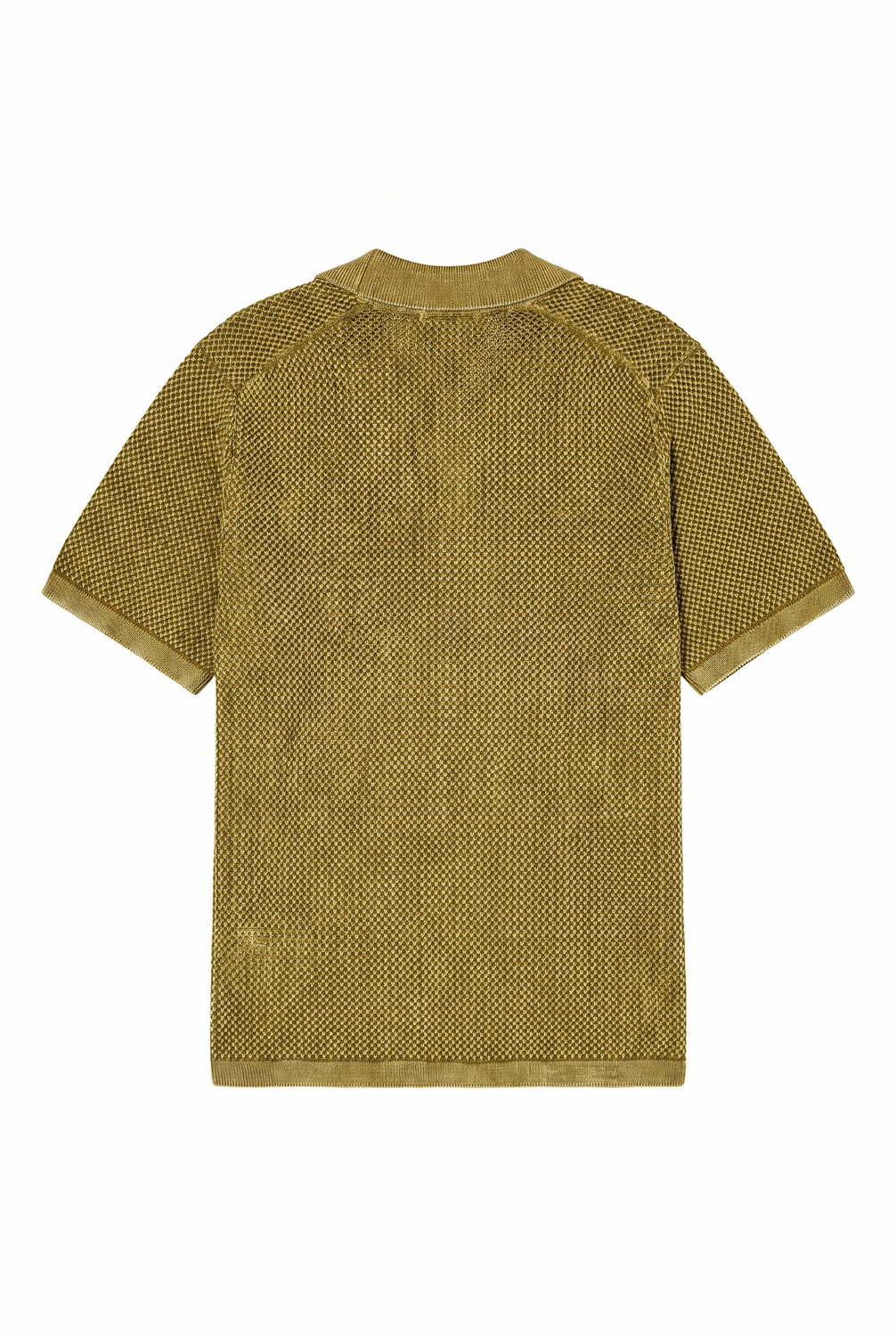 Camisa Regular Fit Texture - Green Moss